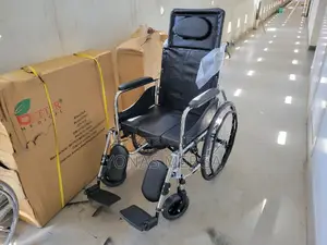 Multifunctional Wheelchair甾了fmw024 CHROMED RECLINER