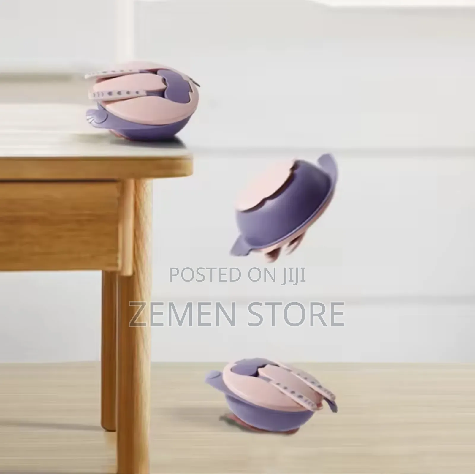 Baby-Friendly Divided Plate With Spoon Fork