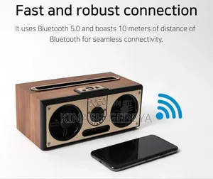 Photo - High Quality Retro Wood Bluetooth Speacker