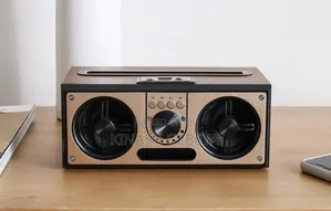 High Quality Retro Wood Bluetooth Speacker