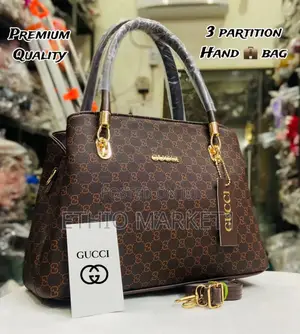 Gucci Women's Hand Bag With Three Partition