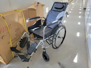 Wheelchair With Backrest Reclining孟90° to a Full 180°ዊልቼር