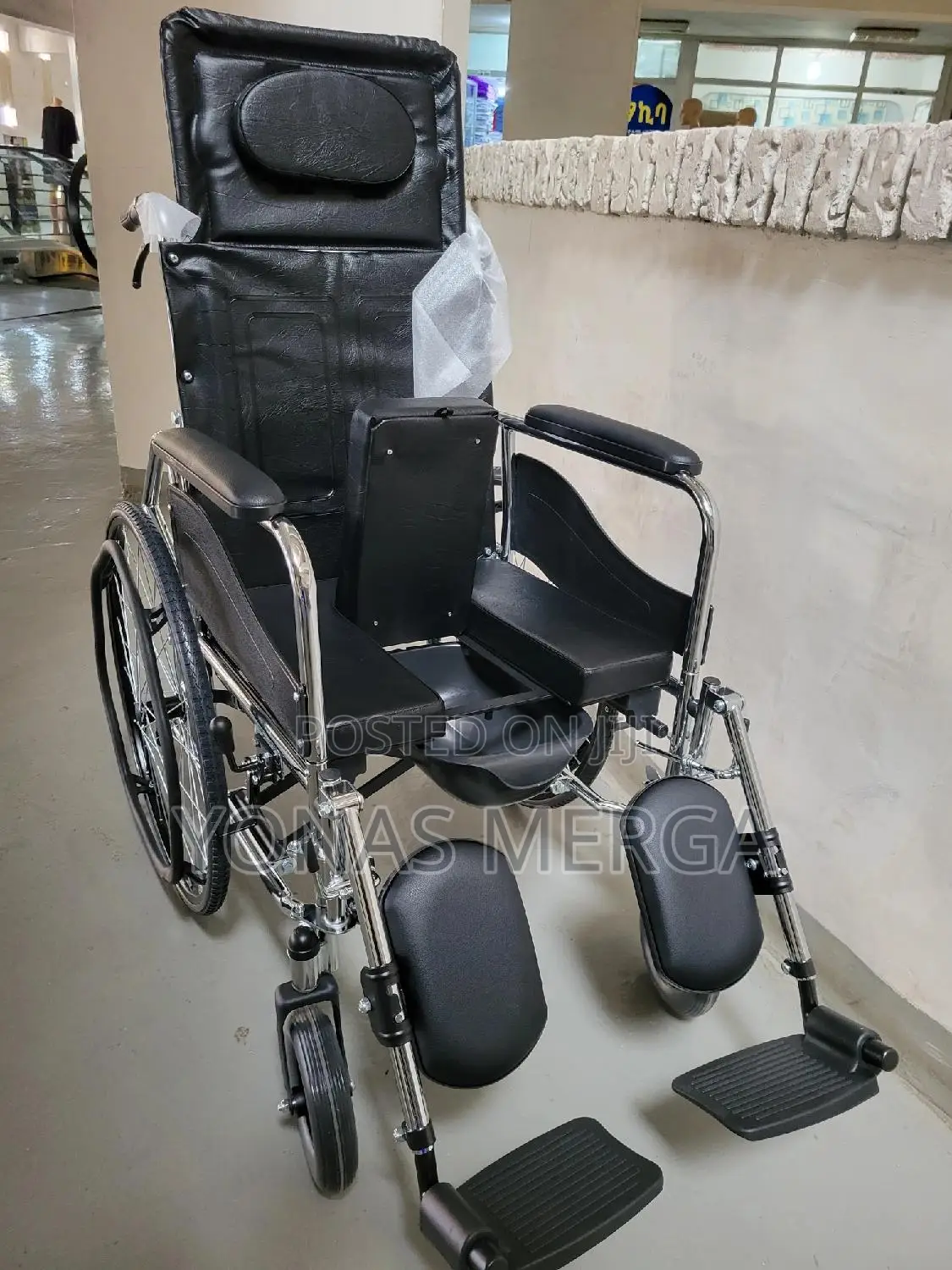 Backrest With Commode Wheelchair頃,Extended Use and Sleepዊልቼር