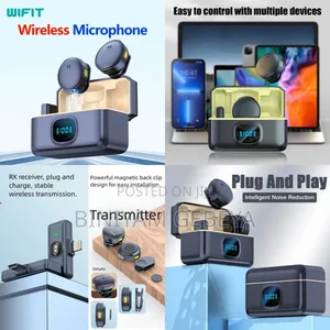 Photo - Original ከስልክ ጋር ካለምንም App የሚገናኝ Dual Wirless Microphone