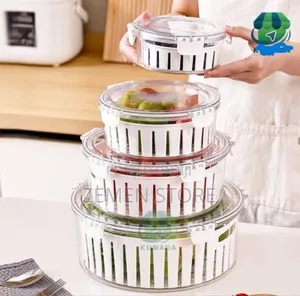 Photo - 4pcs Transparent Acrylic Storage Containers