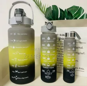 3in1 Colorful Water Bottle Set – 2l, 900ml 300ml
