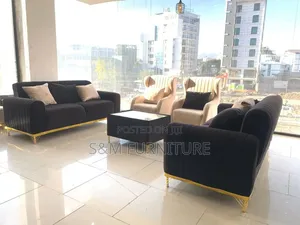 Kaleidoscopic 8 Seater Sofa With Table.