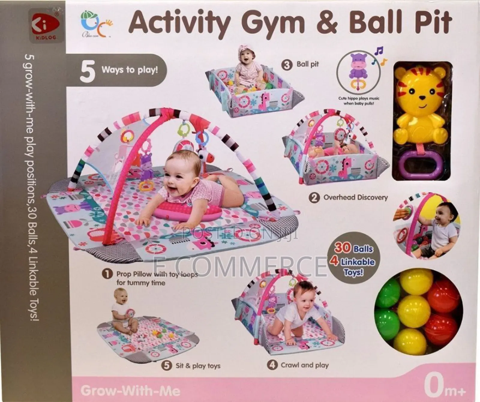 5 in 1 Baby Play Gym Mat
ብዙ አገልግሎቶችን በአንድ የያዘ