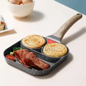 3 Partitioned Nonstick Omlett, Egg Maker Pan