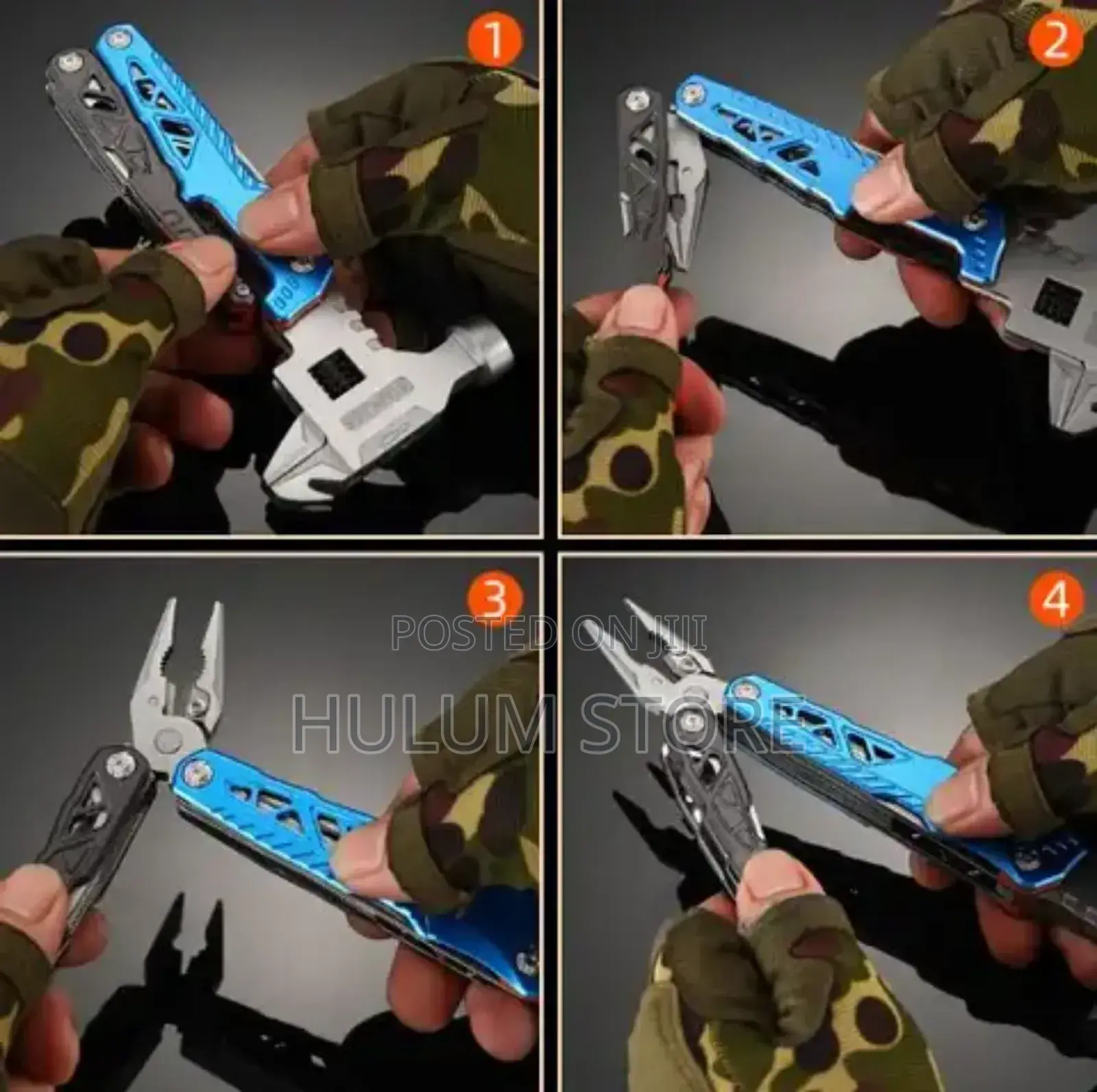 8in1 Multi-Functional Outdoor Tools