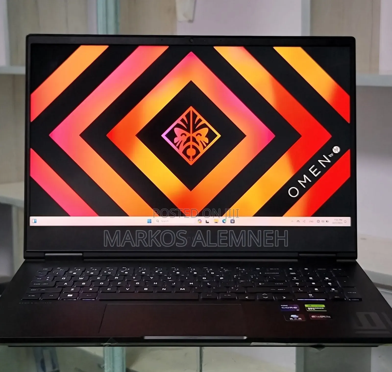 New Laptop HP Omen 16 16GB Intel Core I7 SSD 512GB