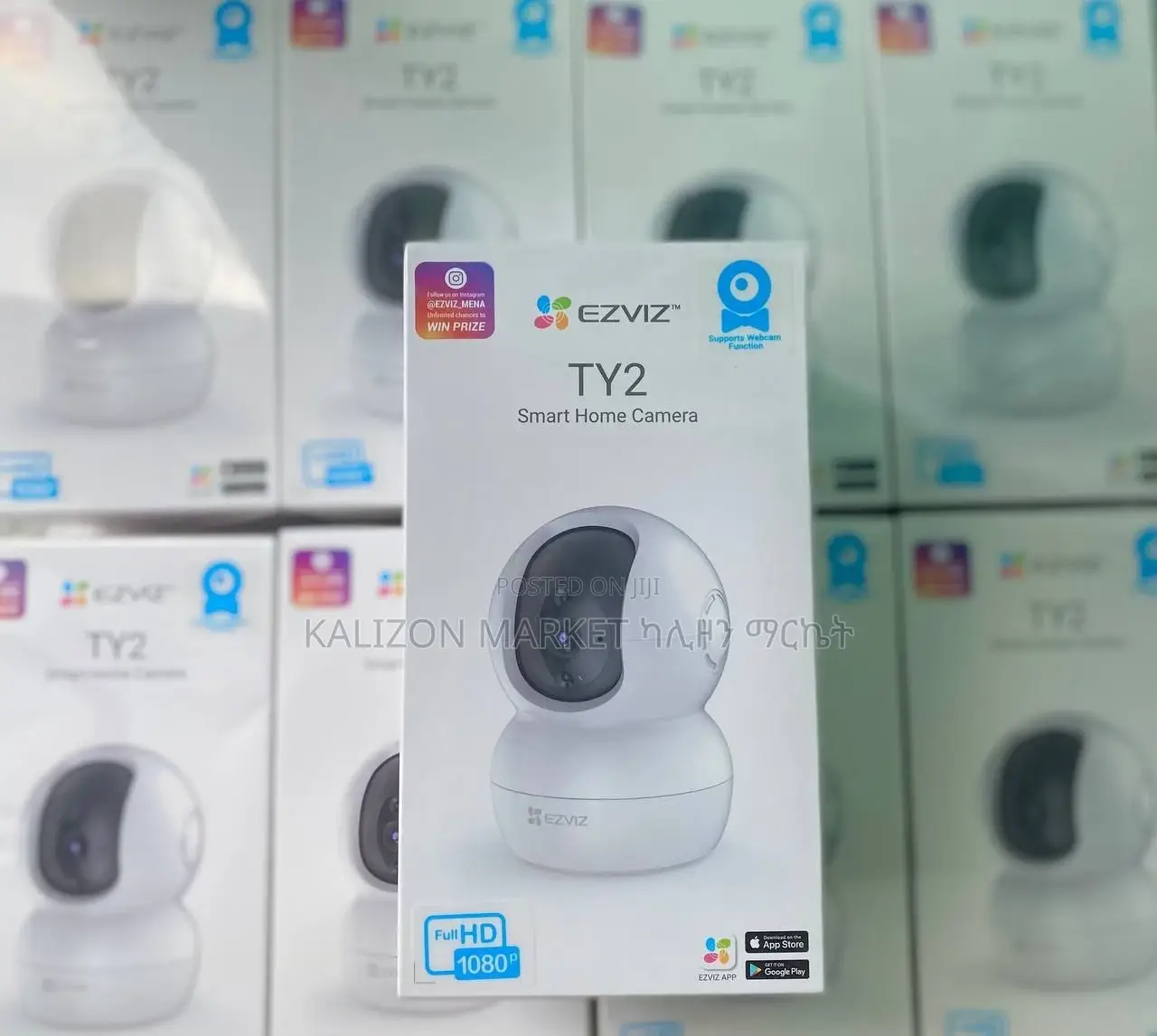 Smart Security Ip Camera የደህንነት ካሜራ Wifi CCTV Camera