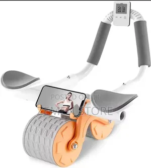 Ab Roller With Resistance Bands for Core Workouts