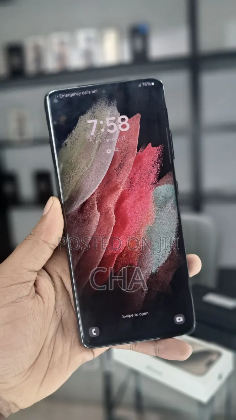 New Samsung Galaxy S21 Ultra 5G 128 GB Black