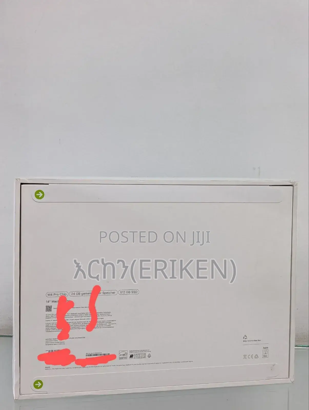 New Apple MacBook Pro 2024 M4 14-Inch 24GB Apple M4 Pro SSD 512GB