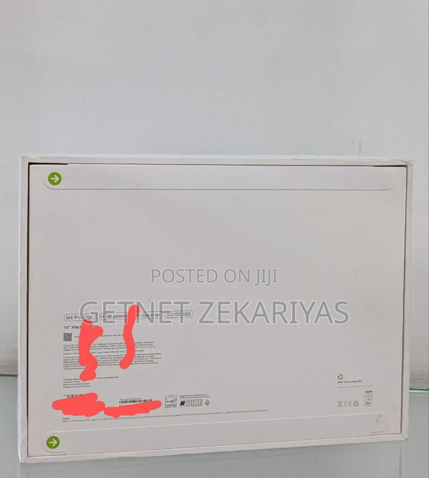 New Apple MacBook Pro 2024 M4 Max 14-Inch 24GB Apple M4 SSD 512GB