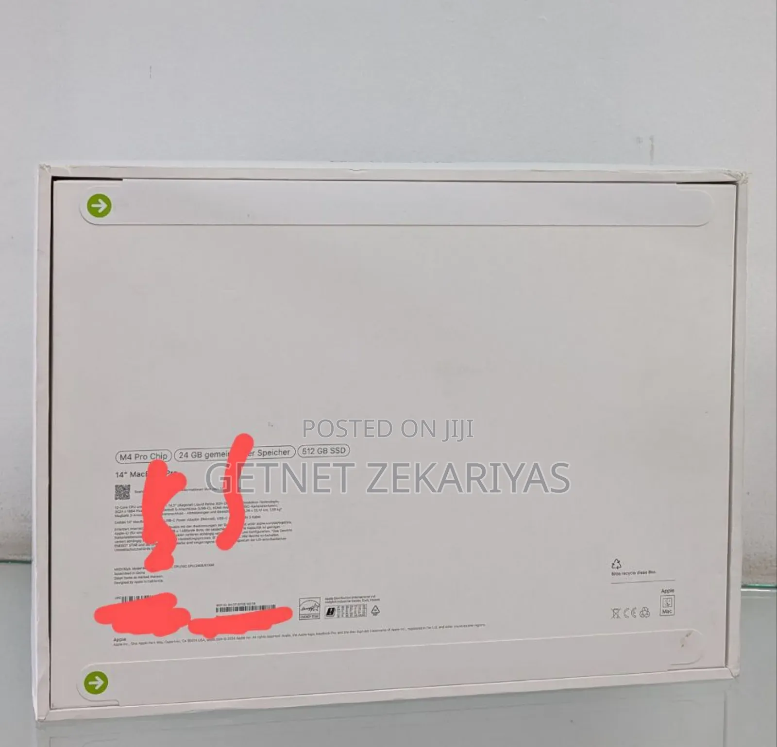 New Apple MacBook Pro 2024 M4 Max 14-Inch 24GB Apple M4 SSD 512GB