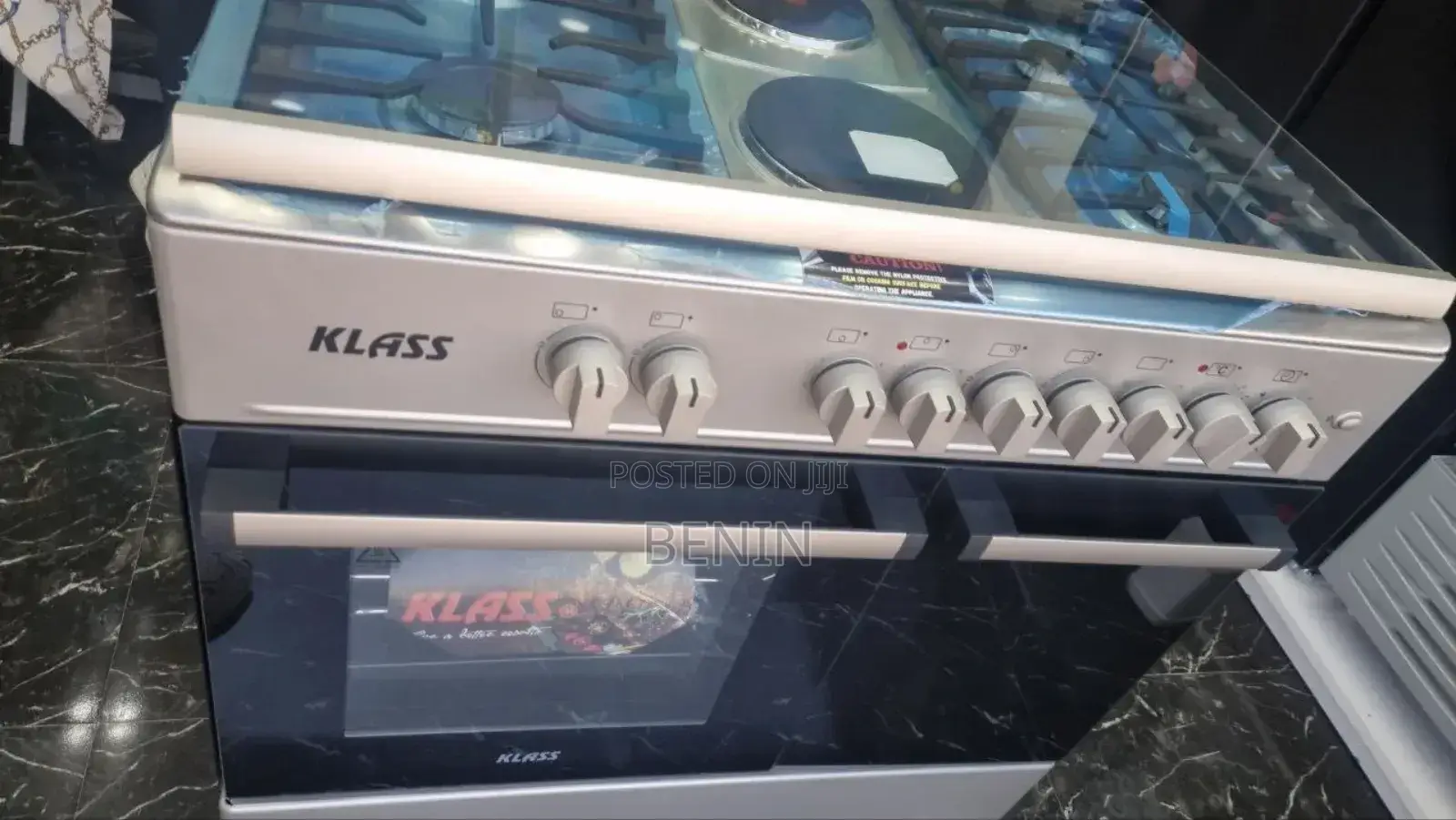 Klass Freestanding Ovens 4-Gas 2-Electric 90.Cm Deliver