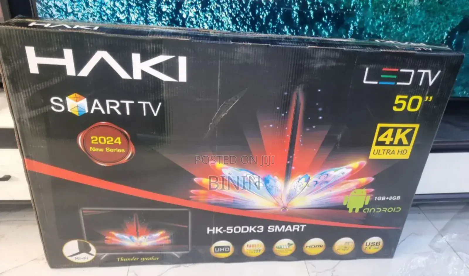 Haki Tv 50in Smart Uhd 2024 for in Ethiopia Free Deliver