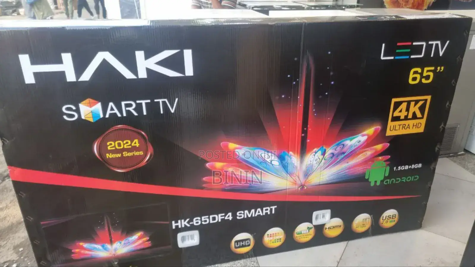 Haki Tv 50in Smart Uhd 2024 for in Ethiopia Free Deliver