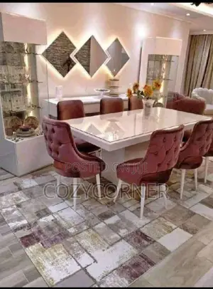 Colour Full 8 Seater Dining With Attractive Features.