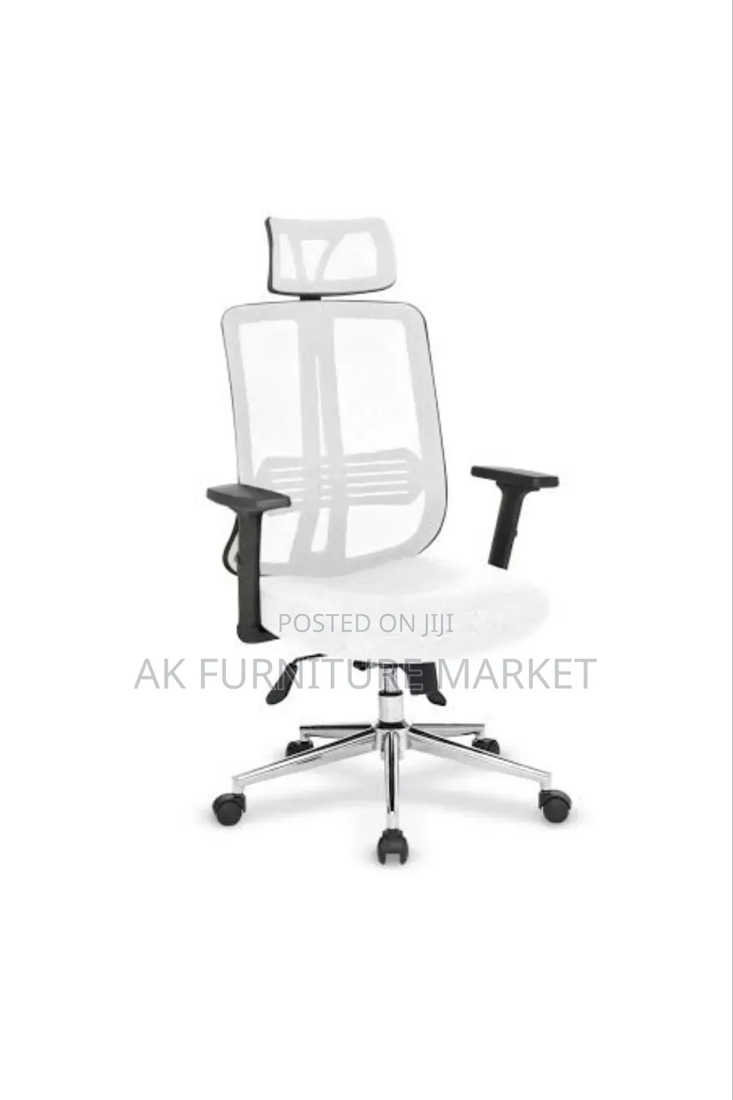 Office Manager Chair (White Color)
