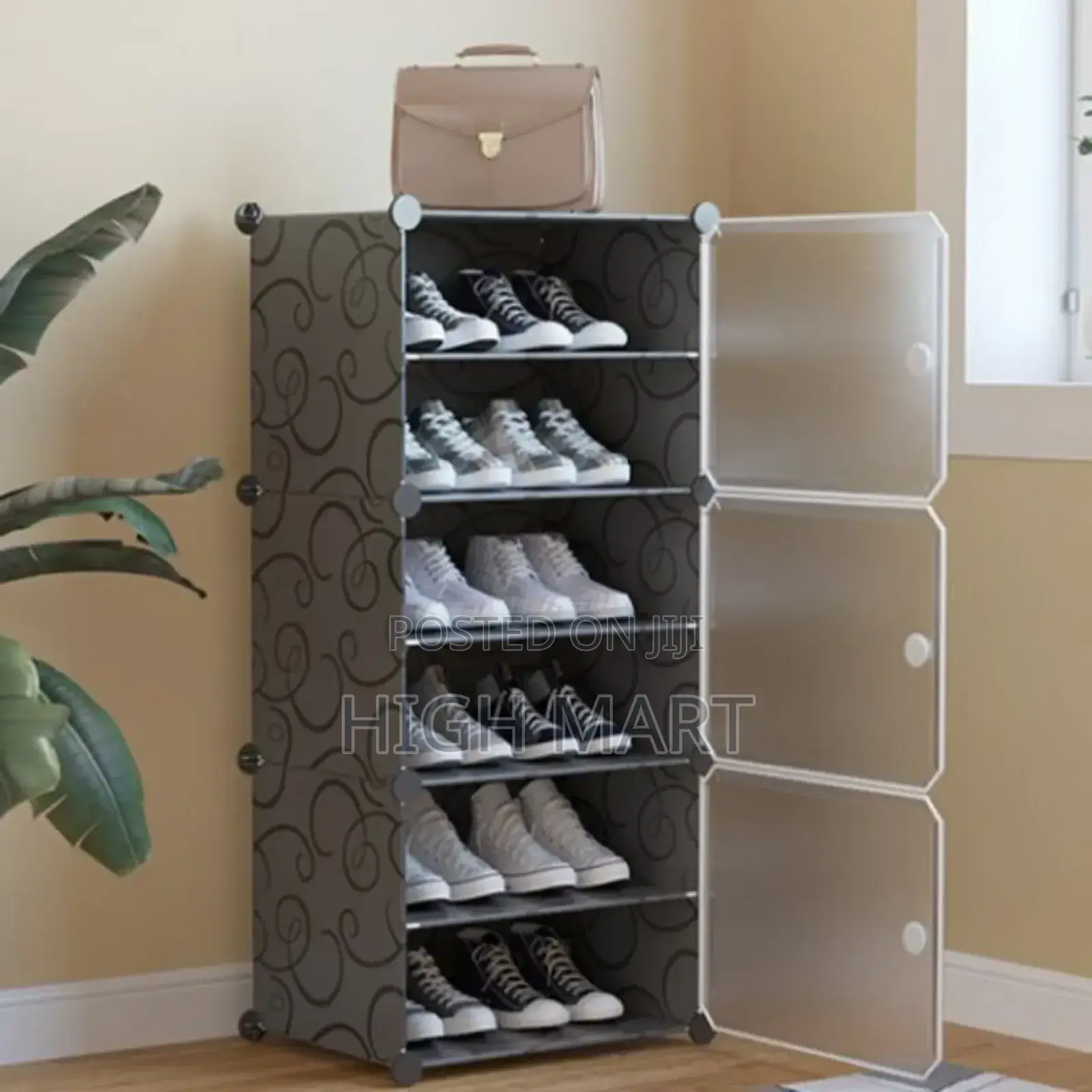 Plastic Cube Shoe Rack