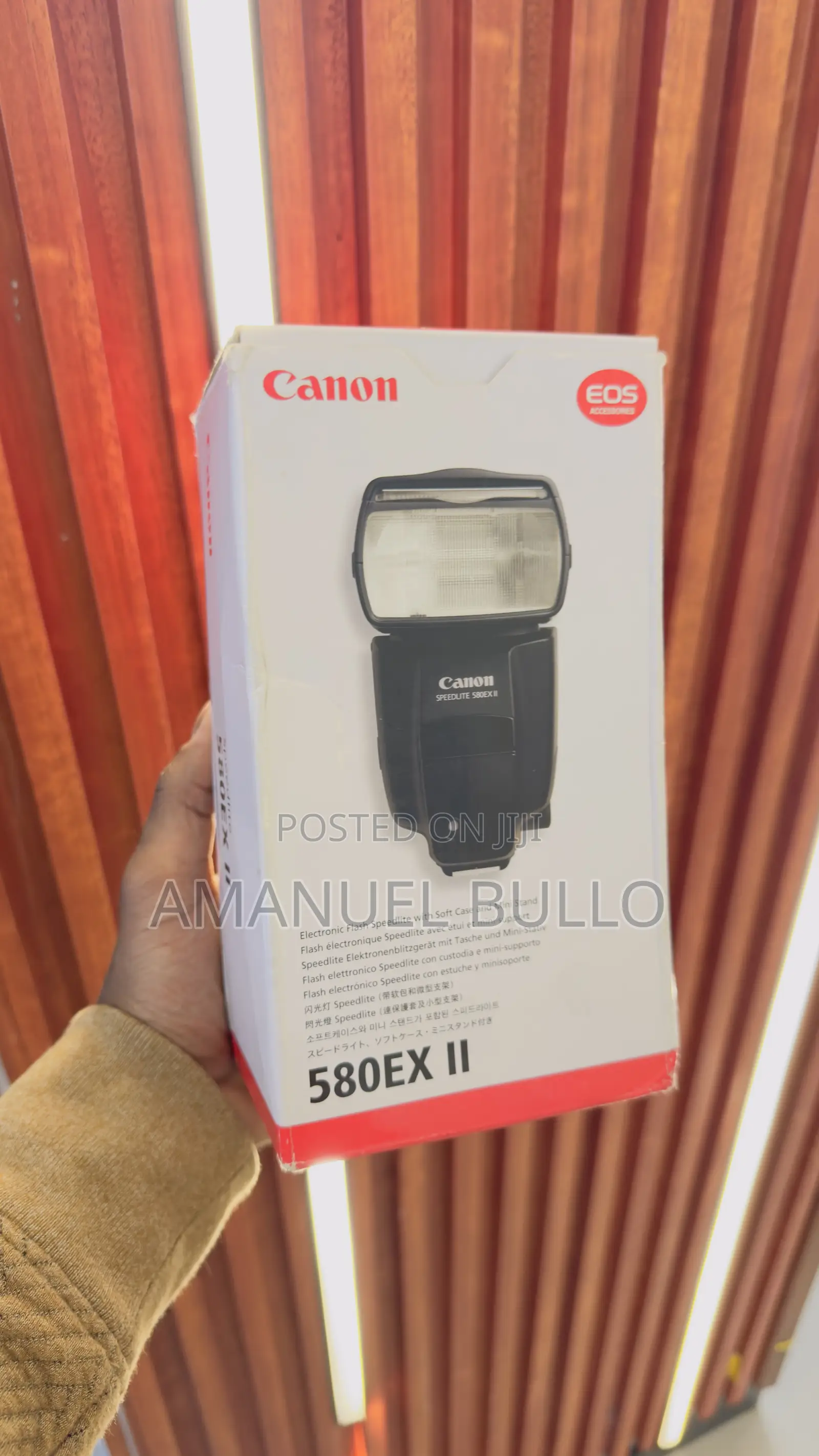 Canon 580EX II Speed Light Slightly Europe Used