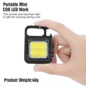 Photo - Rechargeable Mini LED Keychain Light 3-in-1