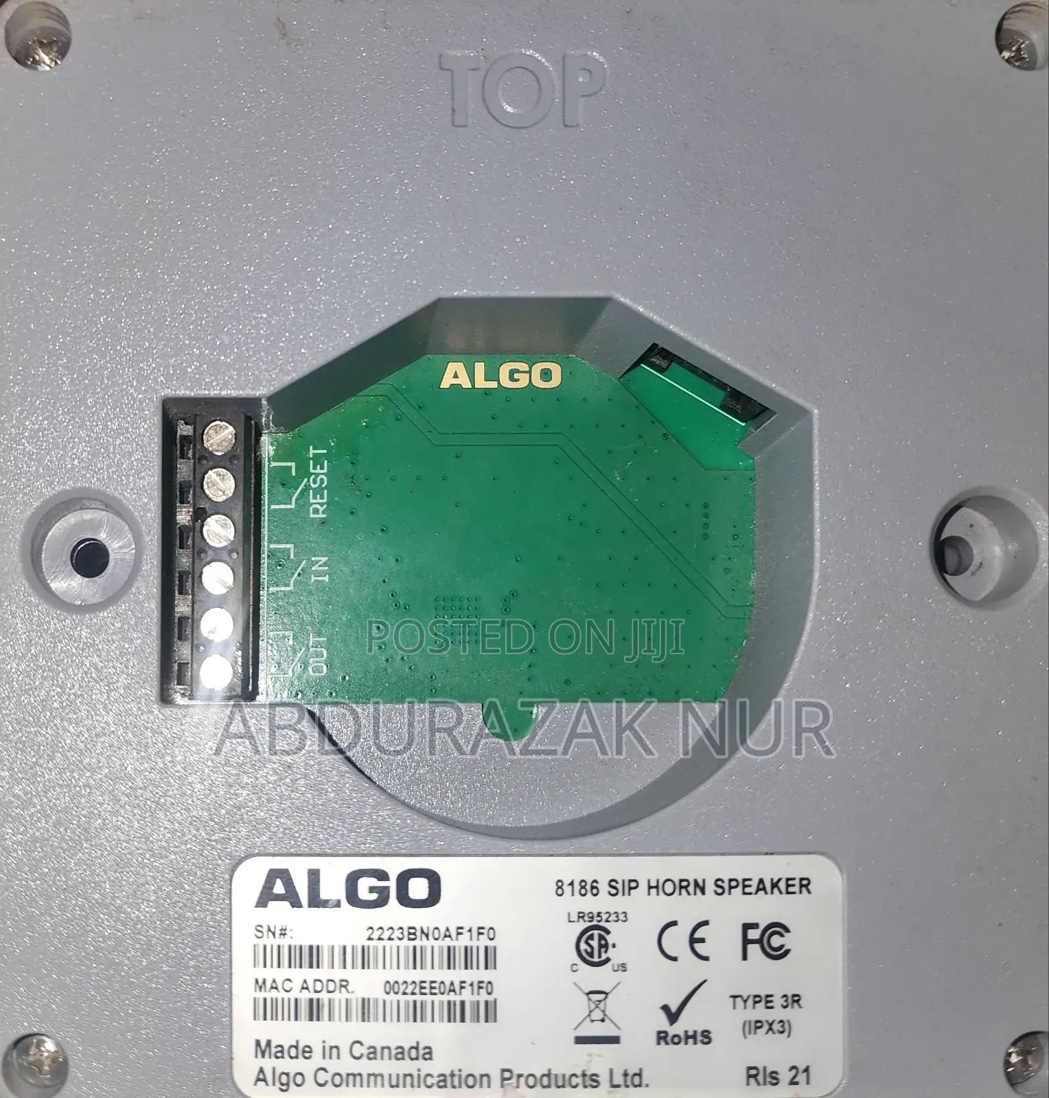 Algo Horn Speaker Canada