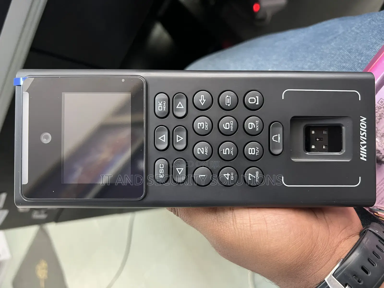 Face ID Hikvision Access Attendance Machine Backup Battery