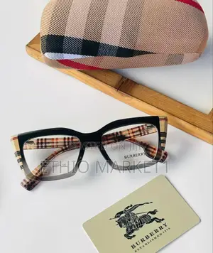 Burberry Transparent Lens Unisex Model Sunglasses