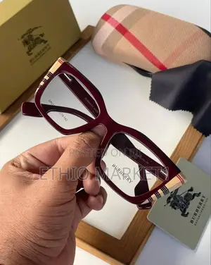 Burberry Transparent Lens Unisex Model Sunglasses