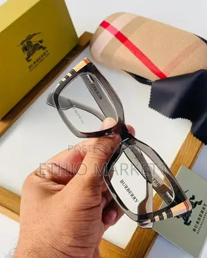 Burberry Transparent Lens Unisex Model Sunglasses