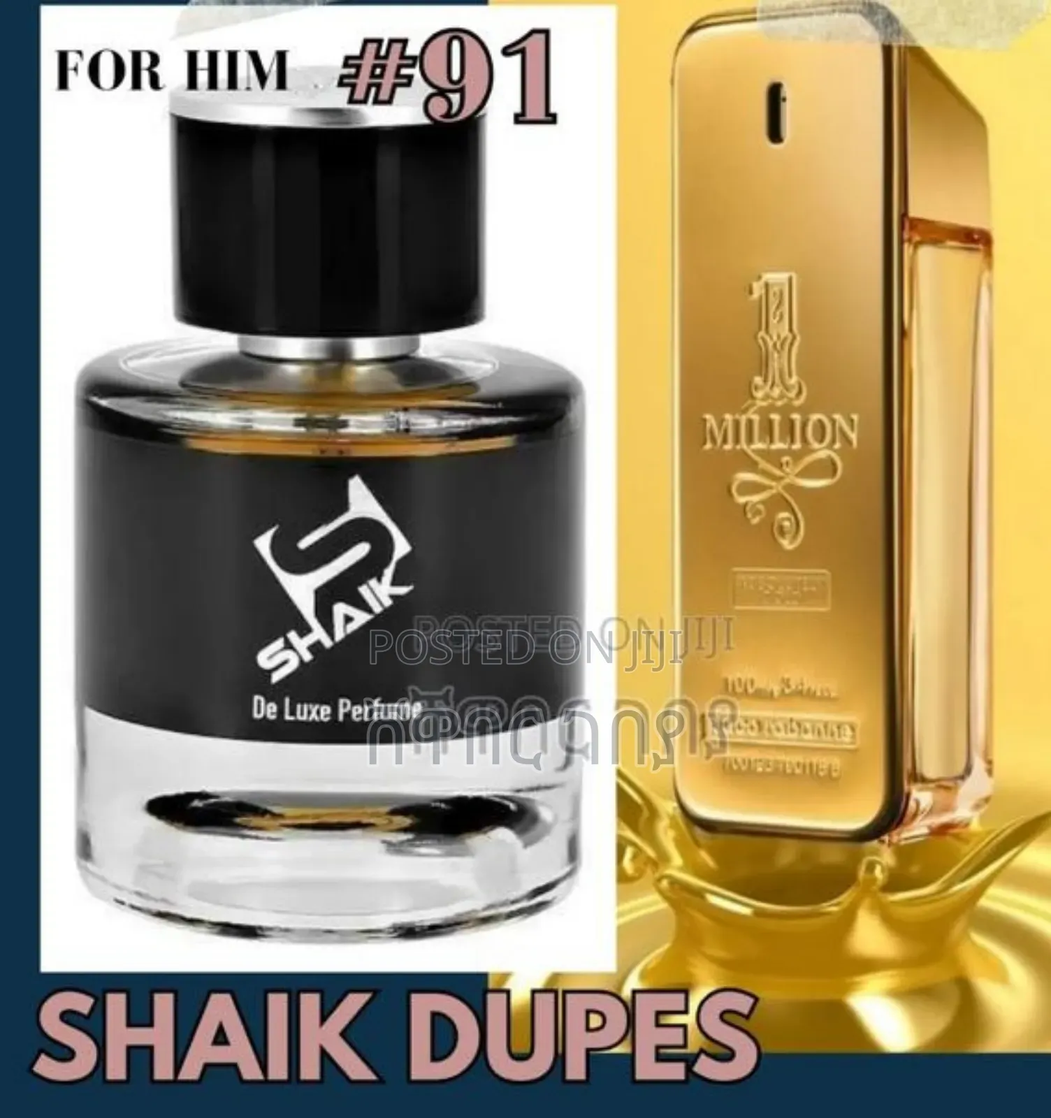 Shaik W91 Paco Robanne One Million Absolutely Gold