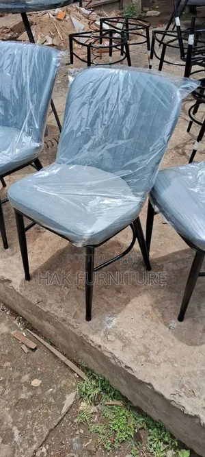 Photo - Metal X Leather Chair