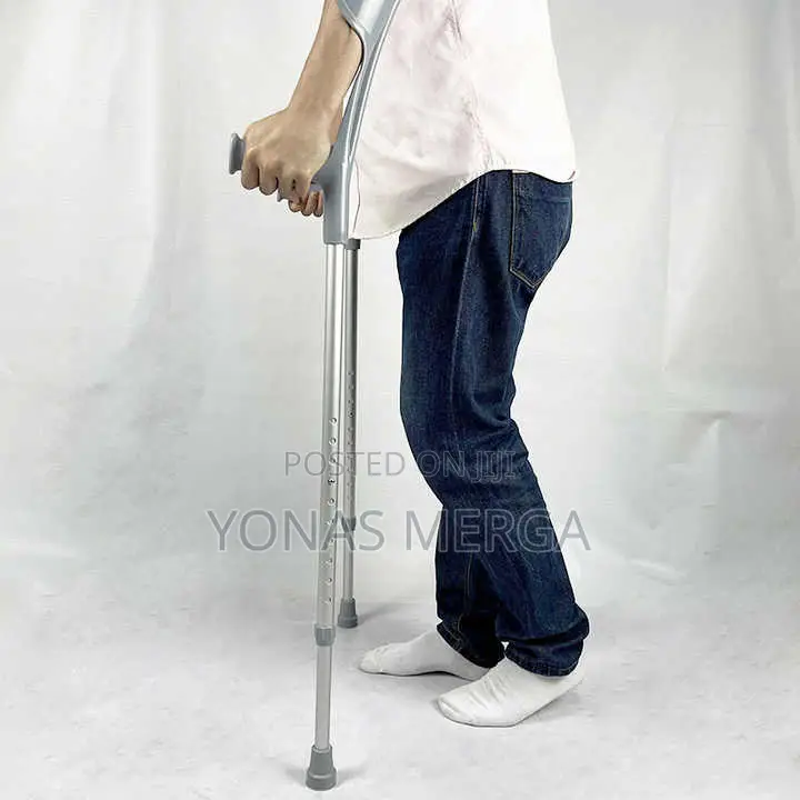 Crutches for Adults Men (X2 Units, Open Cuff),Elbow Crutches