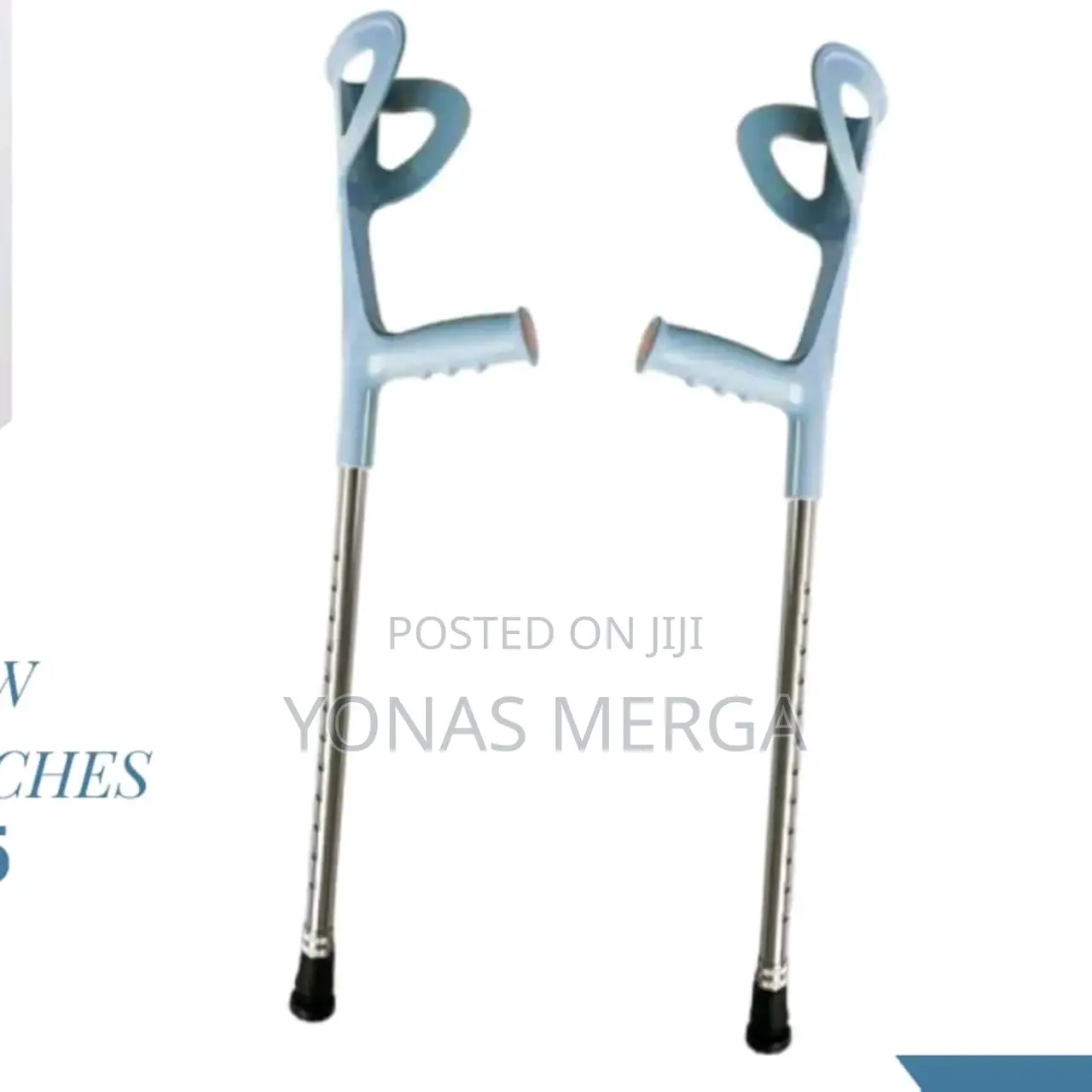 Crutches詞ክራንች+Forearm Crutch Progress 2 - With Closed Cuff