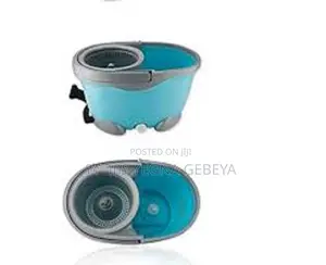 Photo - Mop With Bucket for Floor Cleaning Adjustable Mop Stick