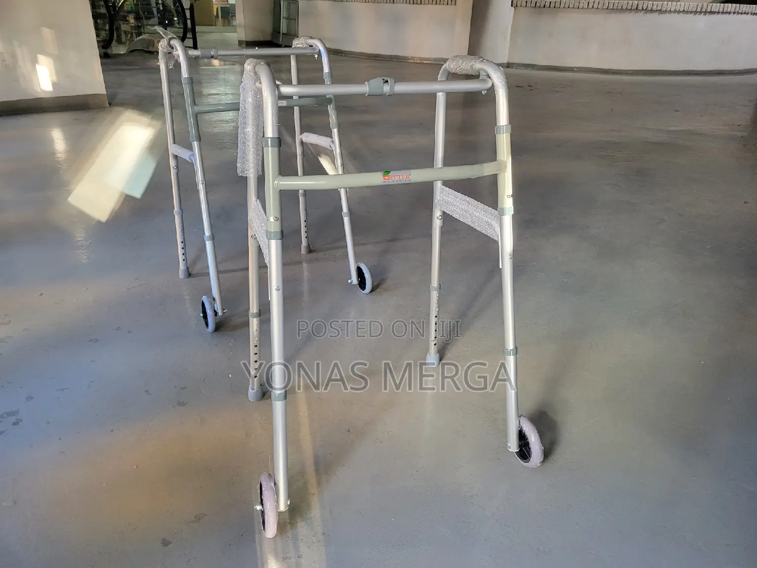 Walker for Adults 乾adjustable Walker摩walker Style:2 Button