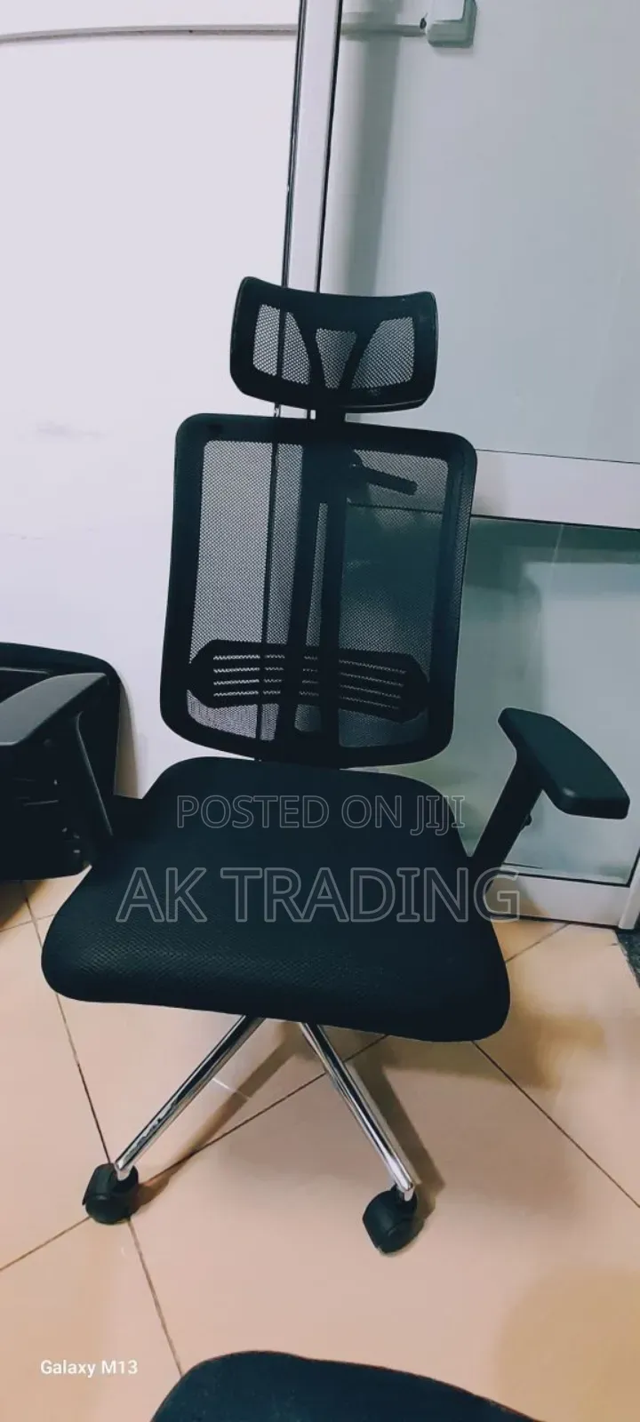 Office Manager Chair (Black Color )