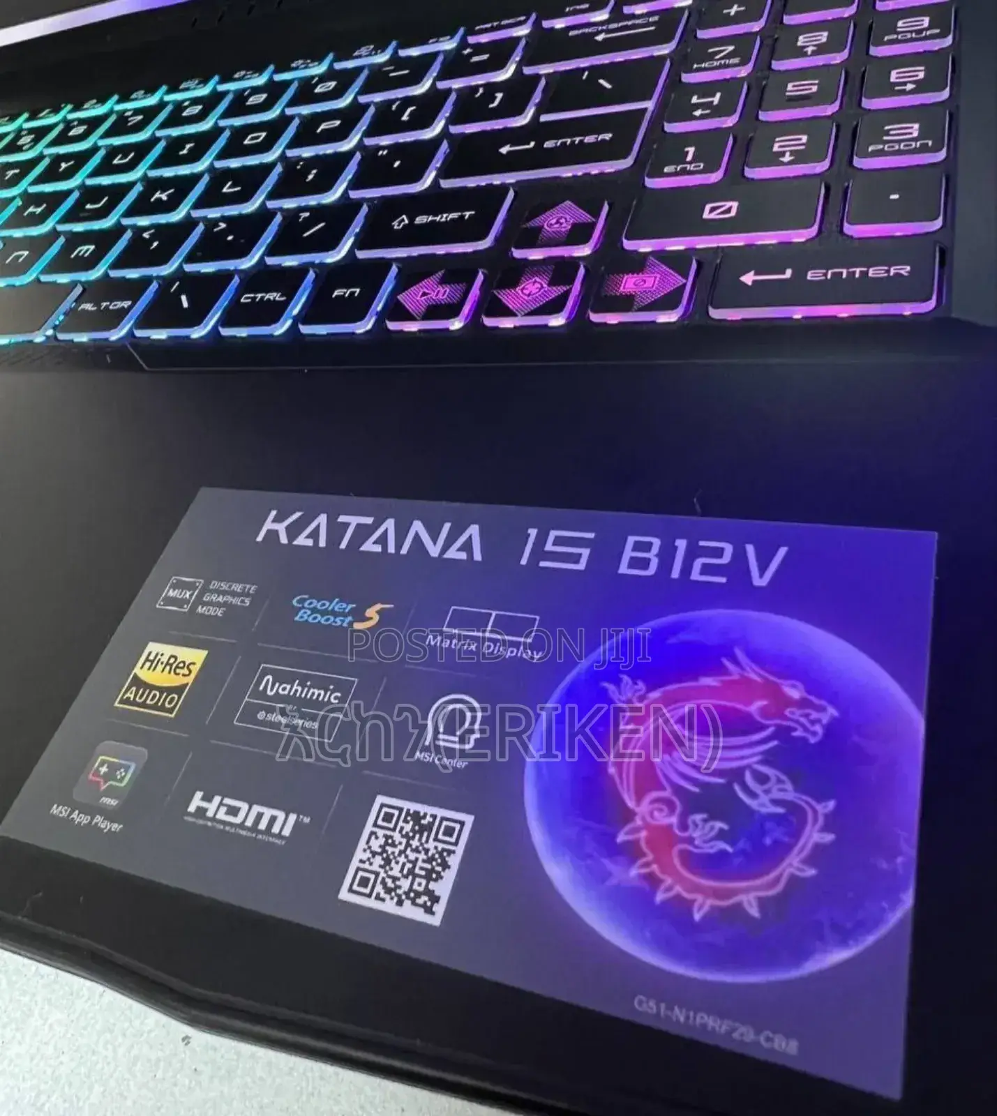 New Laptop MSI Katana 15 16GB Intel Core i7 SSD 1T