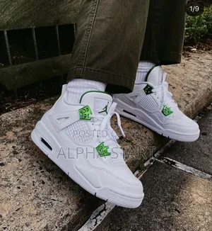 Photo - Air Jordan 4 White Green High Shoes for You