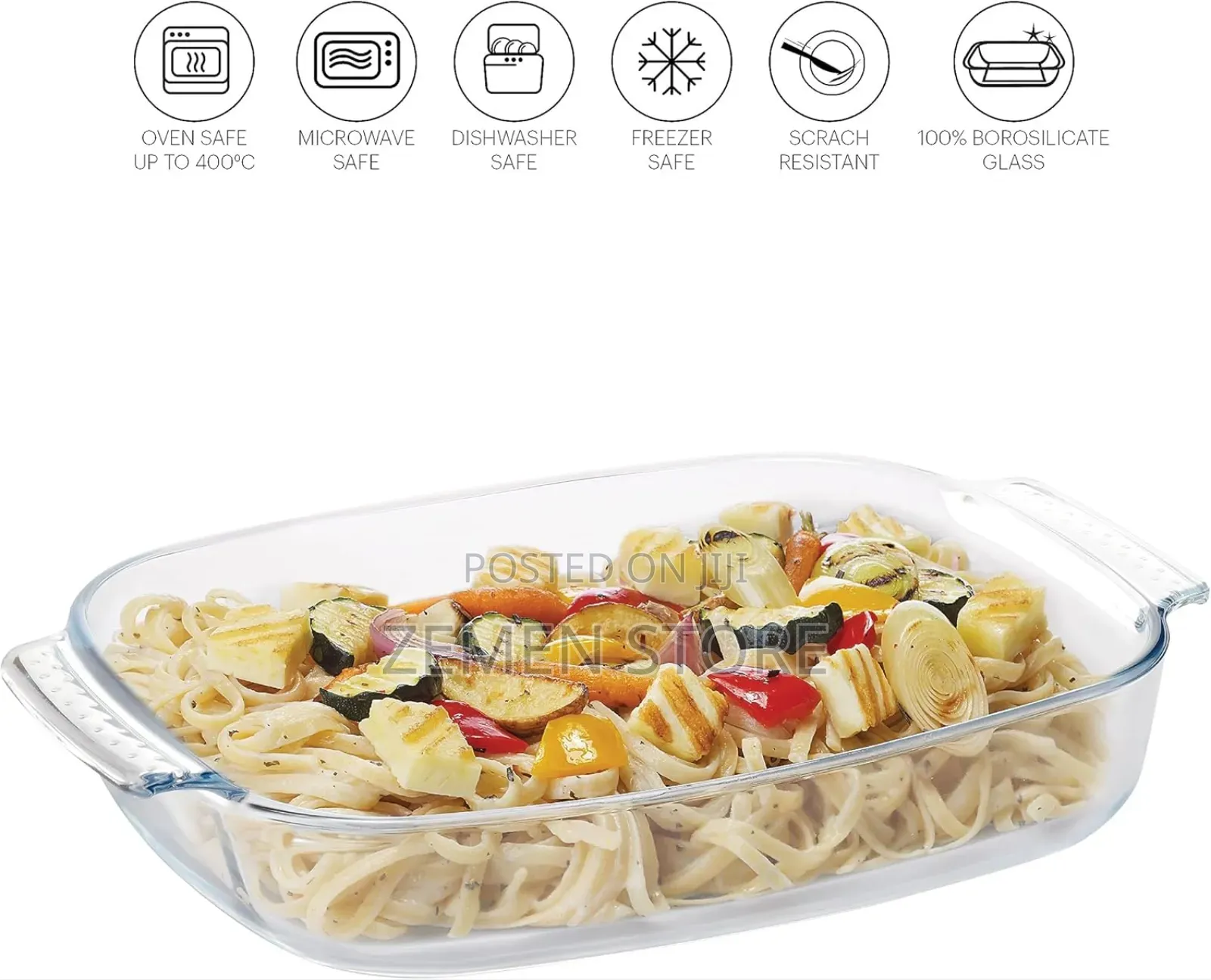 3-Piece Tempered Glass Bakeware Set – For Every Kitchen