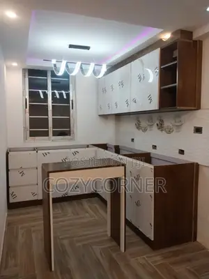 Kitchen Cabinet With Simplicity Valued Per Square Meter. ኪችን በካሬ