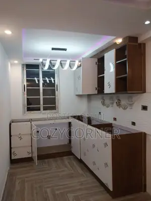 Kitchen Cabinet With Simplicity Valued Per Square Meter. ኪችን በካሬ