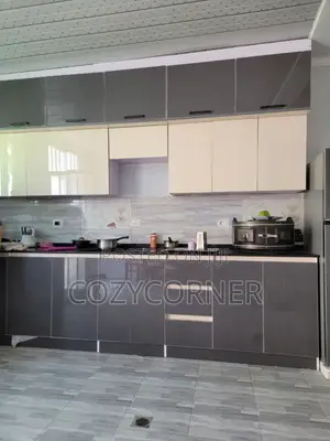 Glossy Kitchen Island Priced Per Square Meter. ኪችን በካሬ