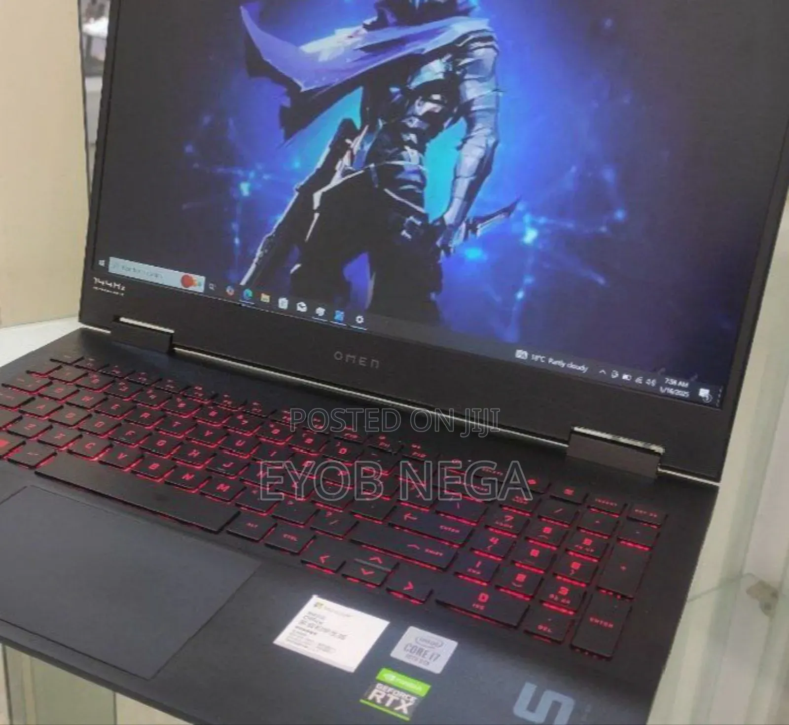 New Laptop HP Omen 15 16GB Intel Core i7 SSD 1T