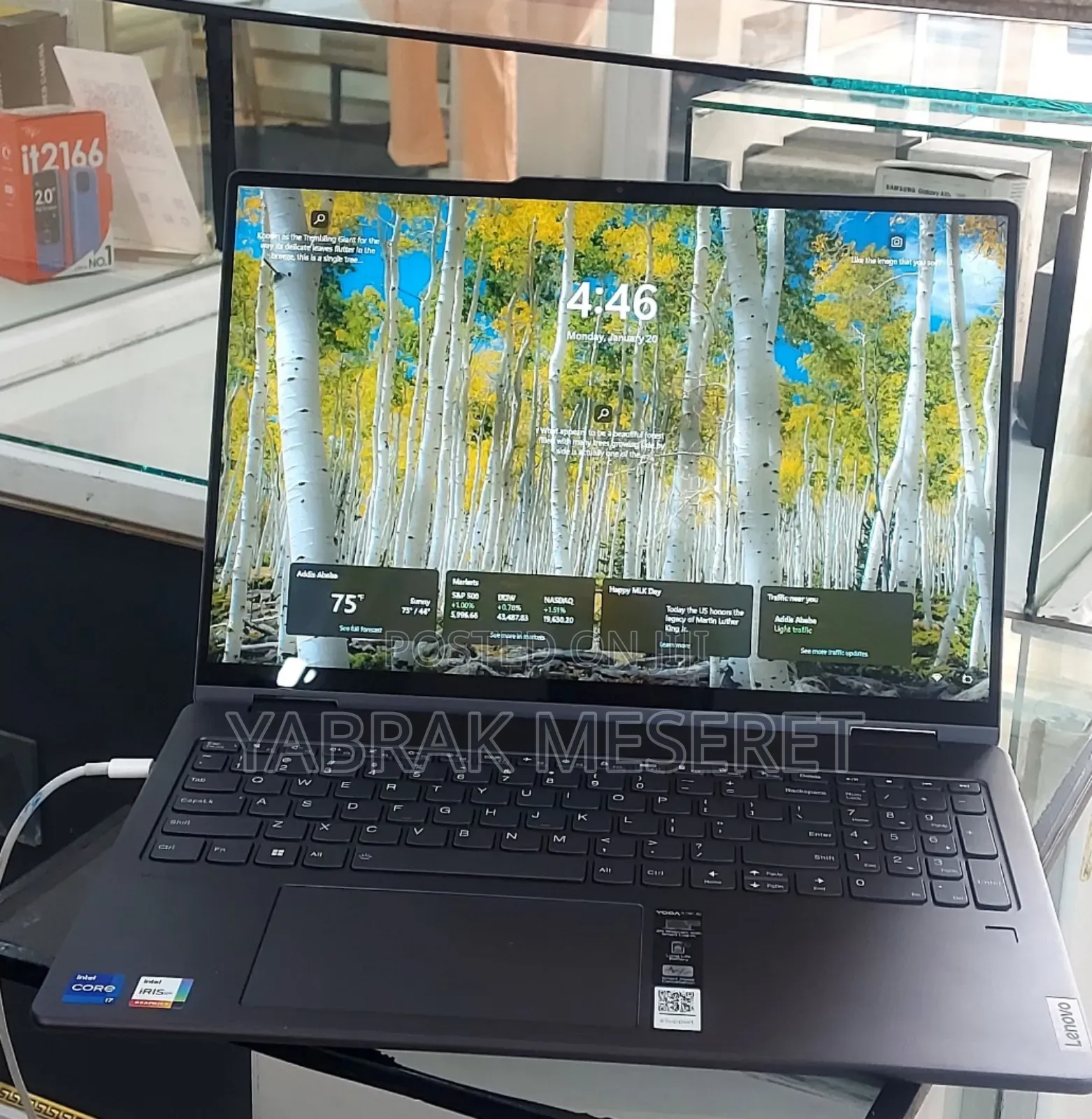 New Laptop Lenovo Yoga 7i 16GB Intel Core I7 SSD 512GB