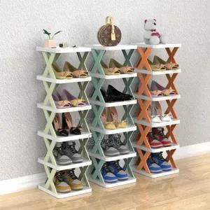 Six Layer Folding Shoe Rack